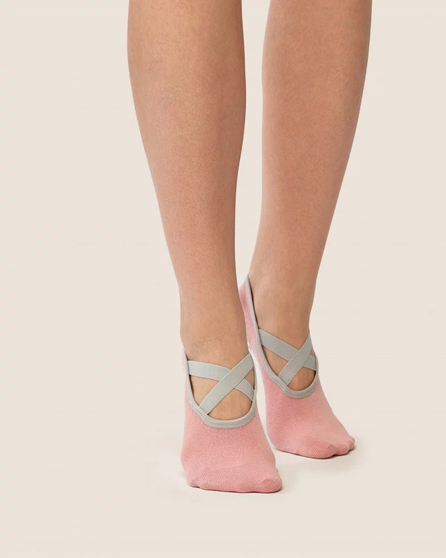 Women’s Non-Slip Yoga Socks – Ballet Style Grip Socks for Pilates & Home Workouts