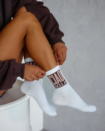 ‘Ciao Bella’ Cotton Socks – Chic, Cosy & Instagram-Worthy - Top Tights