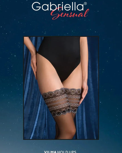 Vilma Hold Ups Stocking by Gabriella - Top Tights